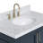 37'' Single Bathroom Vanity with Carrara Marble Top-93359365-121646124