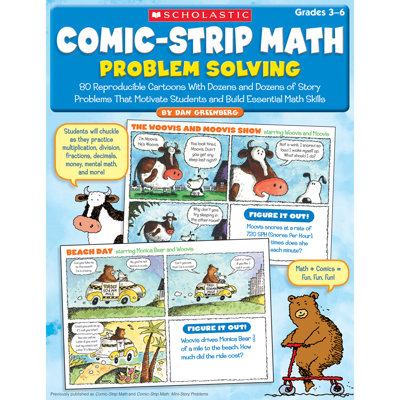 Comic Strip Math Problem Solving Book