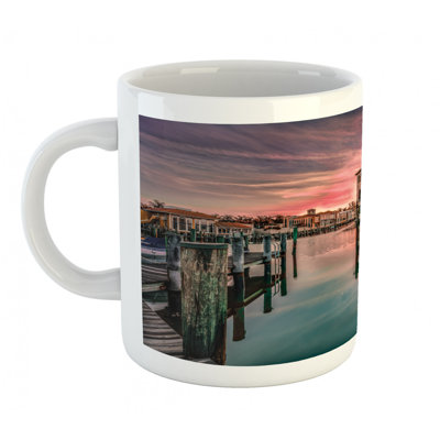 Grande tasse à café cityscape