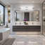 Applique murale pour salle de bain moderne à DEL-26681171-245806965-245807573