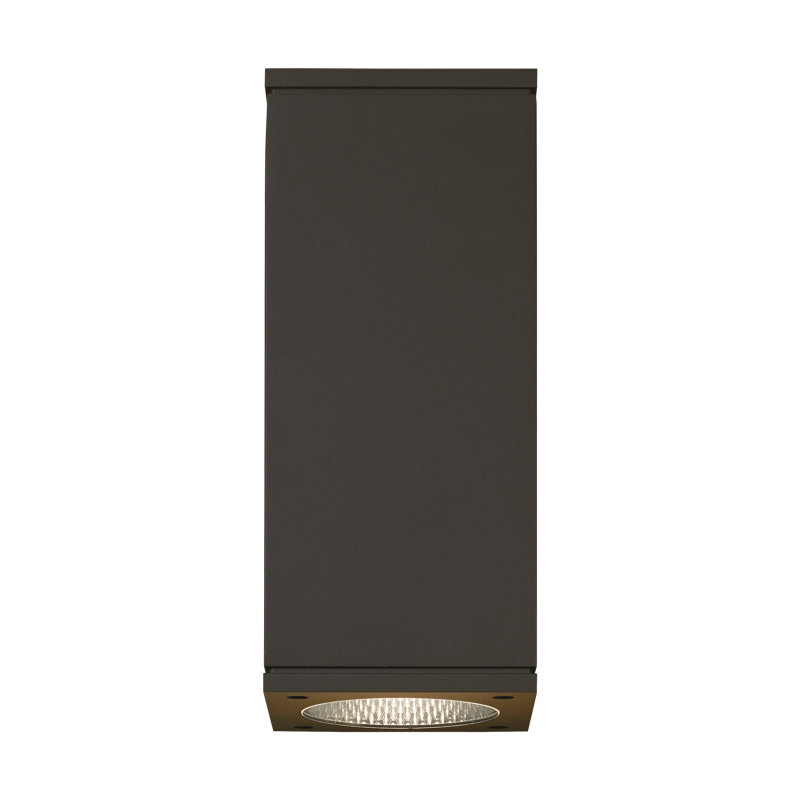 Tegel Outdoor Flush Mount, 12" H x 5" W x 5.6" D, 29.2, Bronze