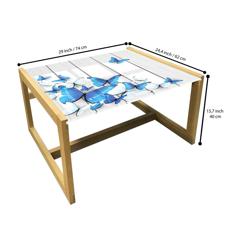 Table basse East Urban Home, H 15,75 po x L 29,13 po x l 24,4 po