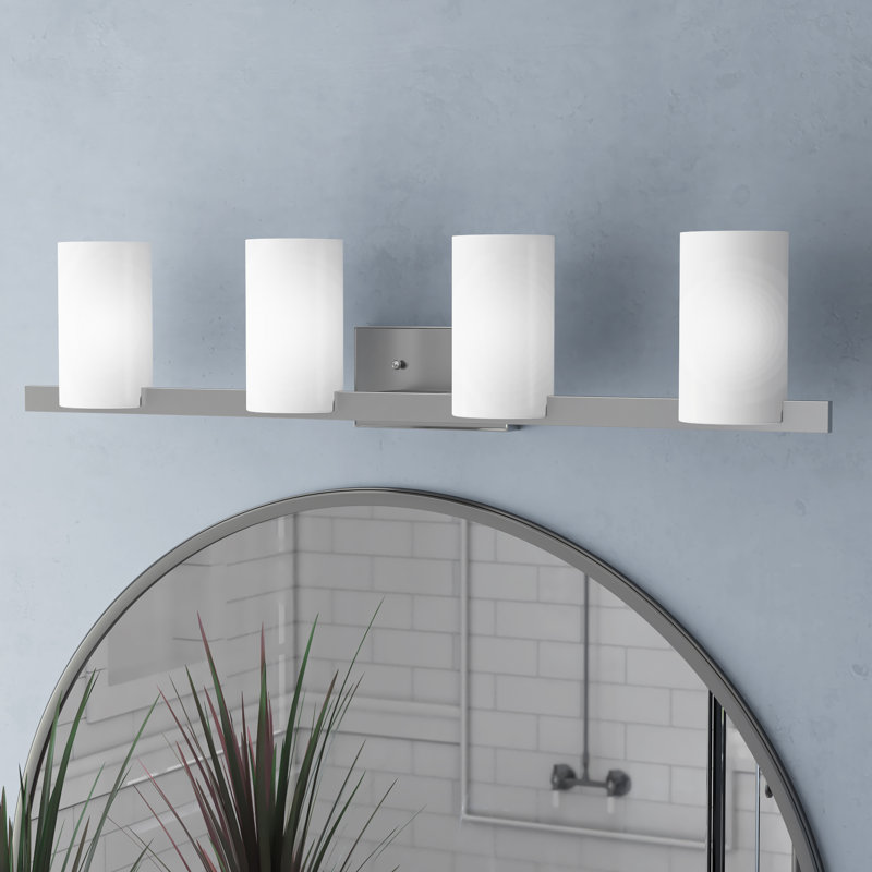 Éclairage pour meuble-lavabo 4 lumières Ariellah, Chrome poli