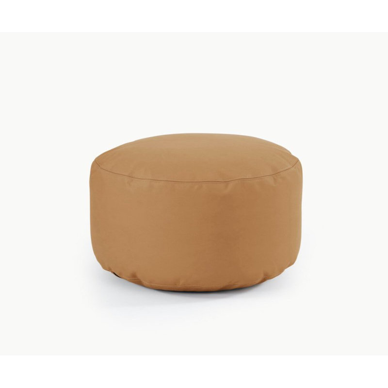 Round Pouf, Camel