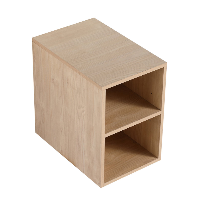 Petite tablette de rangement murale de 12 pouces - pour plusieurs espaces Chêne, contreplaqué, chambre à coucher d'apparence moderne, salle de bain, cuisine résiliente