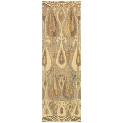 Donalda Wool Ikat Indoor Rug