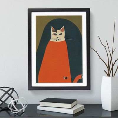 Boho Cat - Single Picture Frame Print