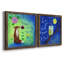 Happy Fox - Ensemble de 2 encadrements d'art textuel sur toile-1063643288-1063643295