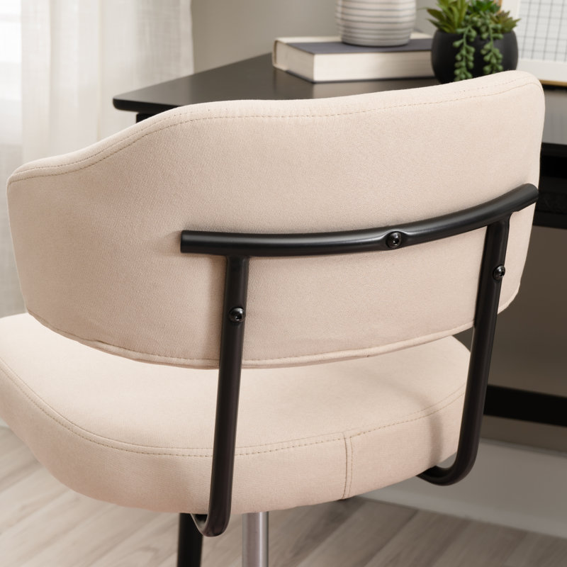 Tessa Swivel Office Chair, Beige
