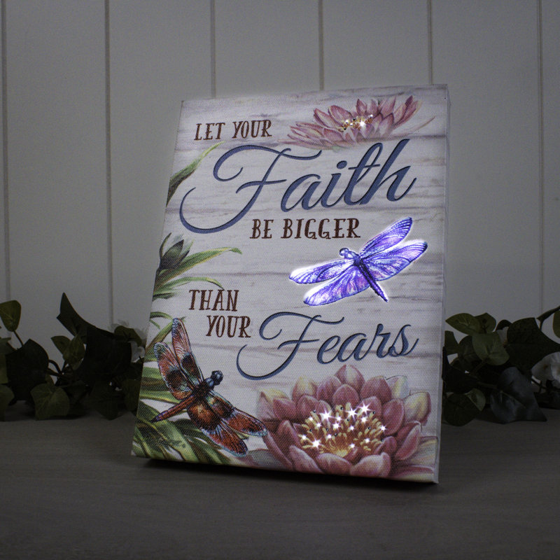 Toile de fond Faith Dragonflies 8x6