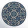 Machine-Woven Stain Resistant Floral Area Rug