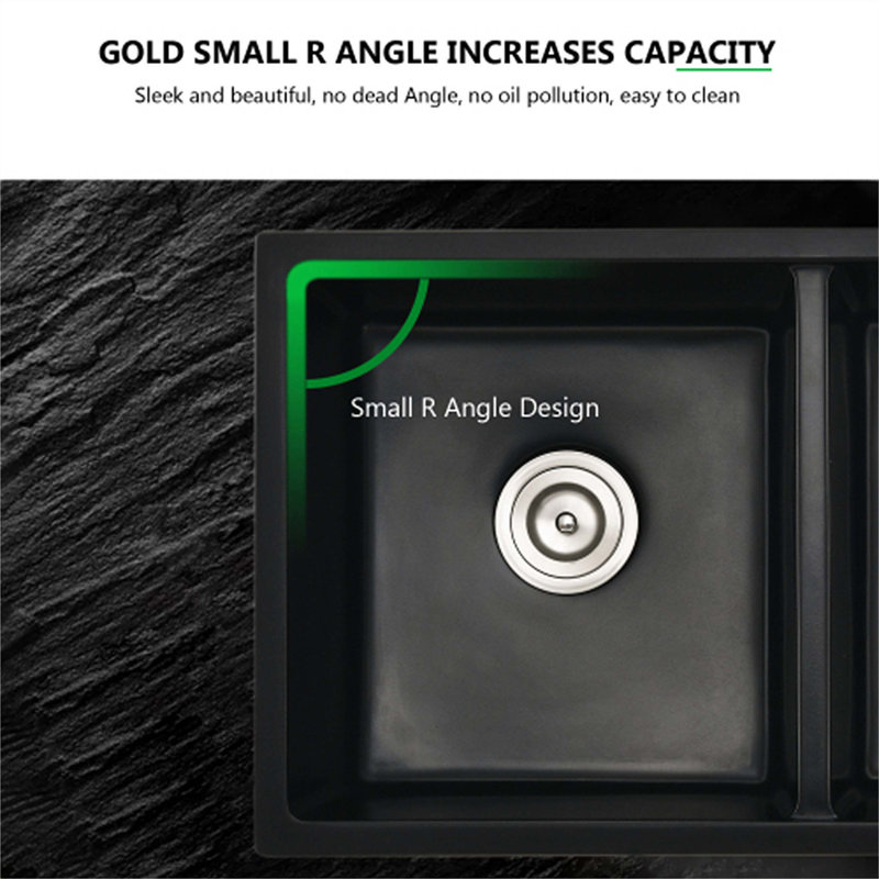 32'' L Double Bowl Quartz Kitchen Sink