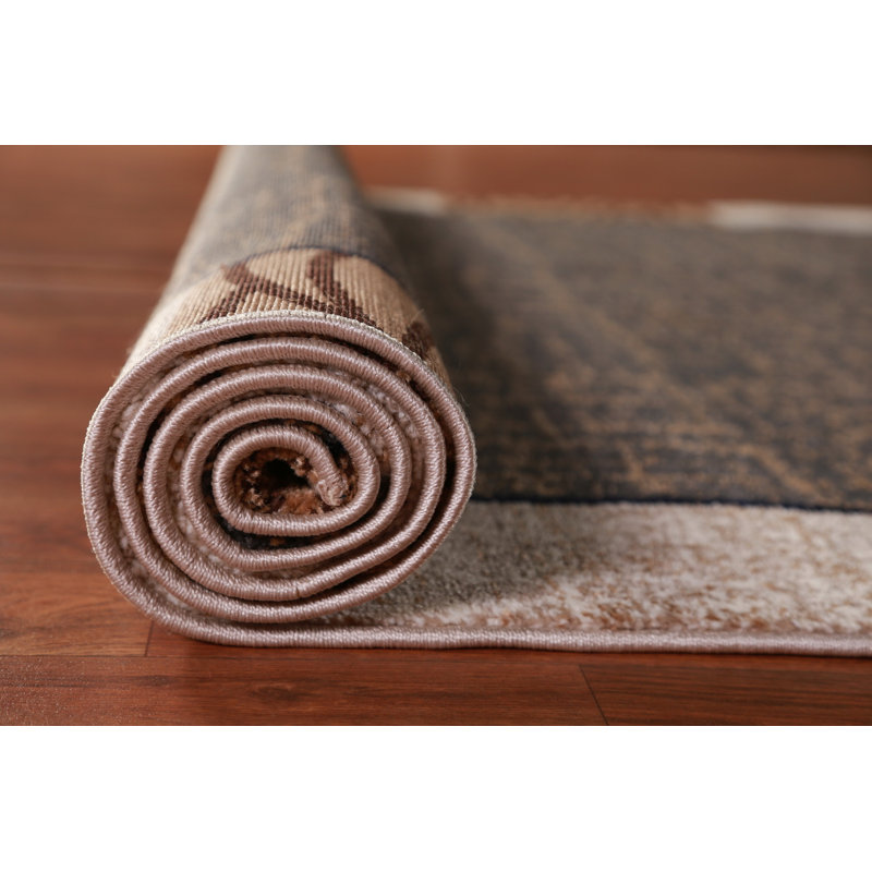 Transitional Oriental Area Rug 5x8