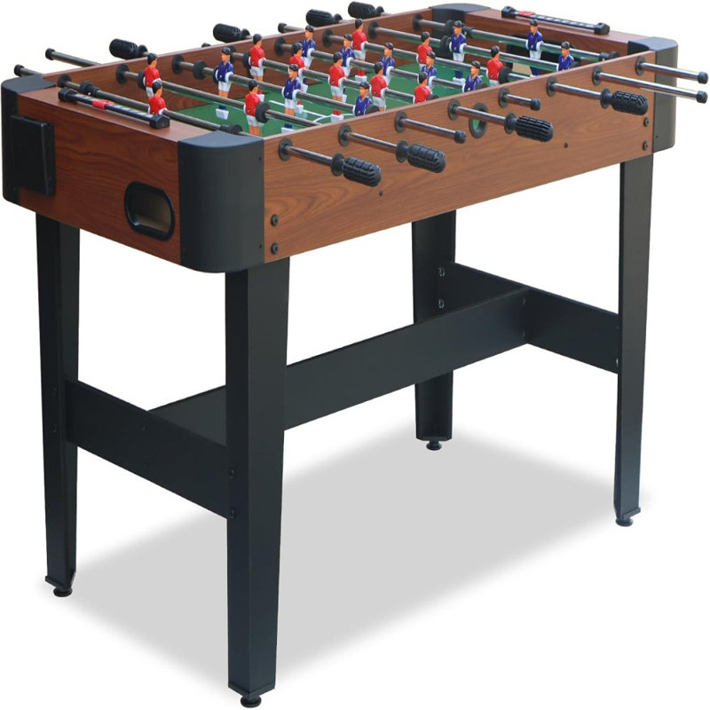 Table de soccer sur table 4 pi, table de jeu de soccer compacte pour enfants et adultes, table de jeu d'intérieur pour la famille