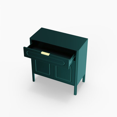 Table de bout l 29,5 po avec 1 tiroir et 1 armoire