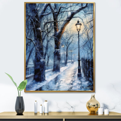 «Alley of Trees In The Park III», reproduction sur toile