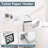 Modern Bathroom Hardware Set, 10-Piece Wall Mounted Accessory Kit with Towel Bar, Paper Holder, Towel Ring and Hooks-129879298
