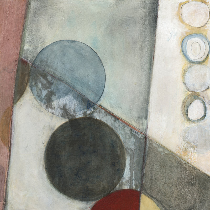 Seven Circles II by Jodi Fuchs - Wrapped Canvas Painting, 51cm H x 51cm W