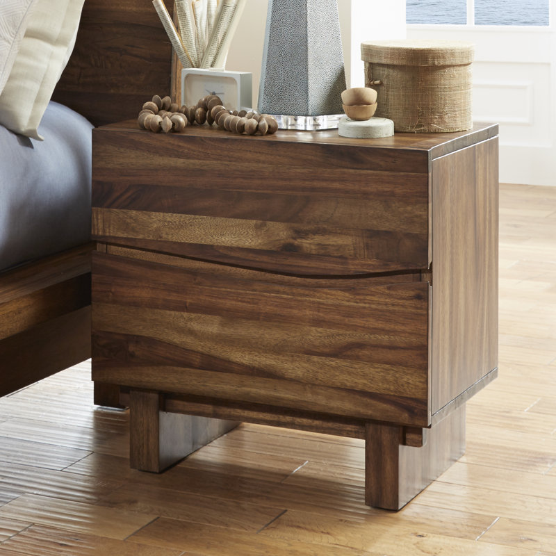 71cm W Manufactured Wood Bedside Table