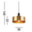 Casimir 1 - Light Gold Single Pendant