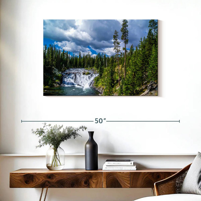 Alvord Moose Waterfalls, 24" H x 36" W