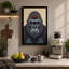 Gorilla in Repose Modern 1 Piece Wrapped Canvas Wall Art-1562965741-1562965742