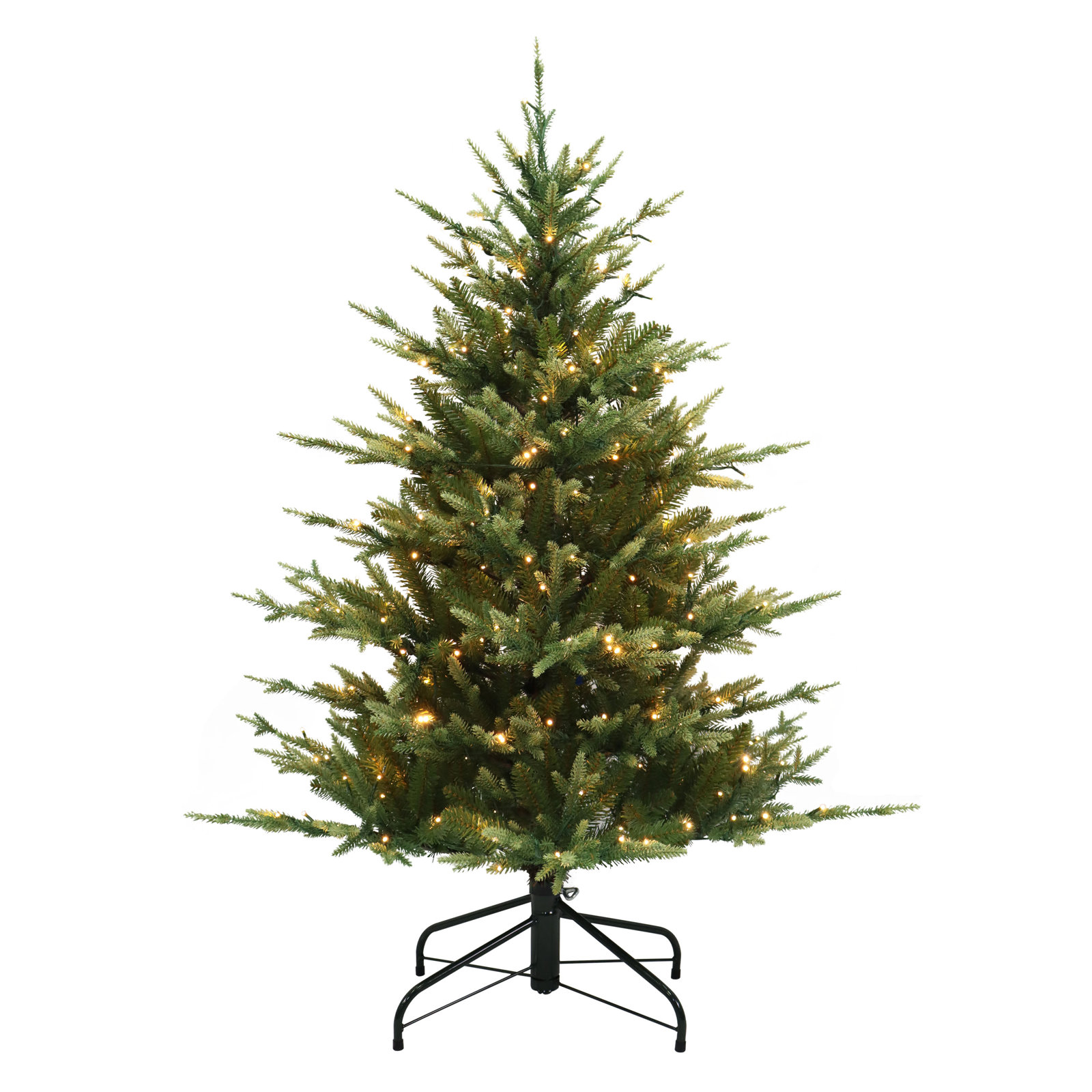 Pre-Lit Fir Christmas Tree, 4.5' H