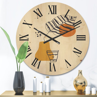 Solid Wood Wall Clock