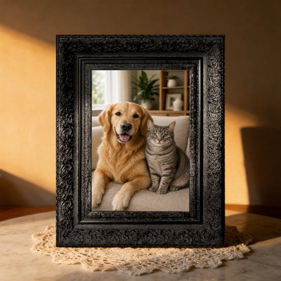 11" x 14" Black 1PC Versatile Picture Frame for Bedroom Decor