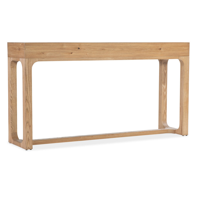 Rustic Brown Wood Console Table with Storage Drawers