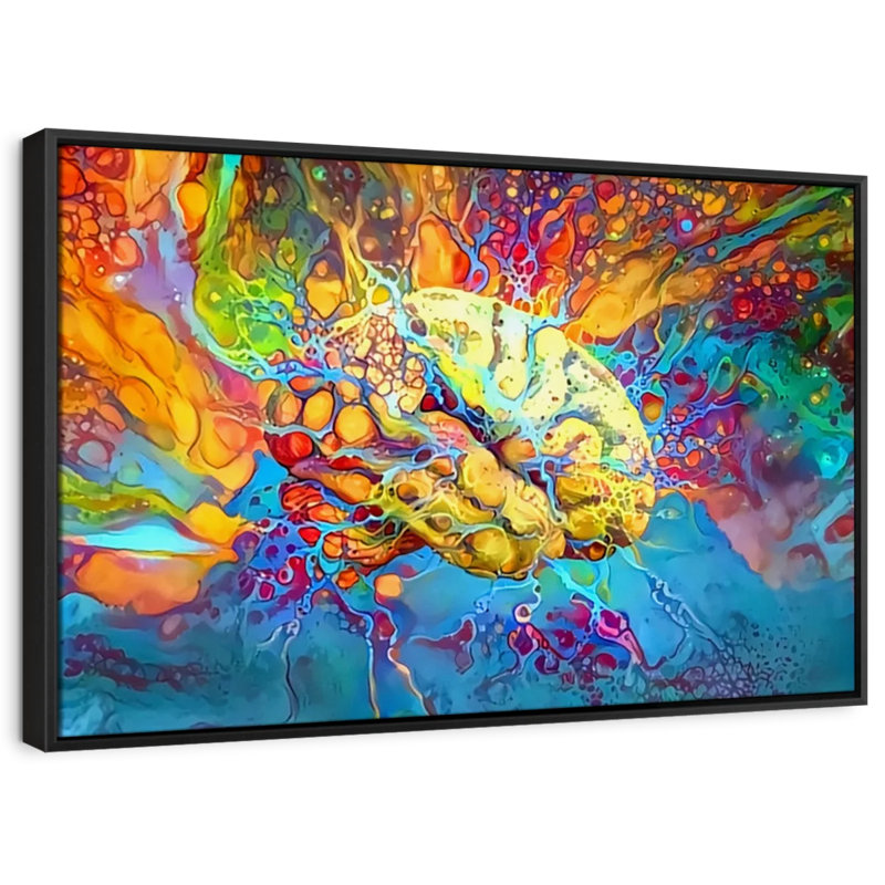 Abstract Brain Canvas Print, 9" H x 13" W