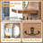 Key Holder For Wall With Shelf,Wooden Key Rack With Key Hook With Mirror And 4 Key Hooks For Rustic Entrances Hallways Living Rooms And Bedrooms 16"X12"-111565543
