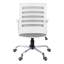 Chaise de bureau, hauteur réglable, pivotante, ergonomique, accoudoirs, bureau d'ordinateur, travail, filet, métal chromé-1696438310-1696438308