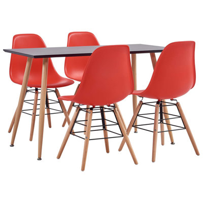 Aniyiah Dining Set with 4 Chairs