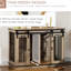 Unité de rangement pour table d'appoint Dog Kennel - l 48,53 po x l 23,5 po x H 34,03 po, aspect rustique, intérieur spacieux pour petits et grands chiens, style fonctionnel