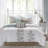 Microfiber Embroidered Reversible Quilt Set of 6-116311735-116311737