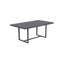 Pavia Power Coated Aluminum Dining Table-321549008-320895431