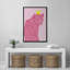 Bright Preppy Animals Pink Leopard Farmhouse Decor Rustic Nature Animals Modern Art Cozy Decor Framed On Canvas Print-94585442-94585443