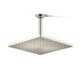 Honesty 10" Single-Function Wall or Ceiling-Mount Square Rainhead, Square Rain Showerhead 1.75 GPM