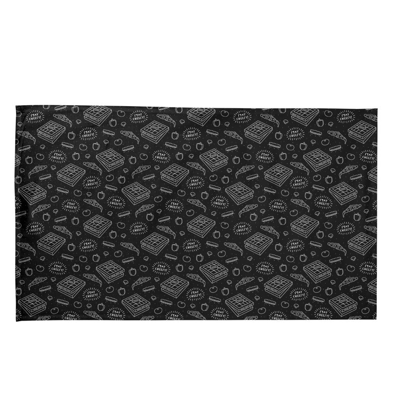 Mcguinness Tea Towel Kitchen Towel, White, Cotton Twill