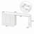 MDF Extendable Sideboard With Pull Out Dining Table Storage For Kitchen Living Room Foyer Study