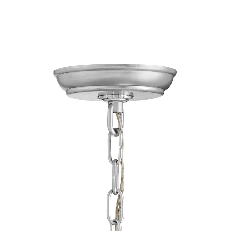 Republic 1 -Bulb 16.8" H Outdoor Pendant, Satin Nickel