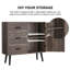 Armoire de rangement au sol avec porte et 3 tiroirs-434867077