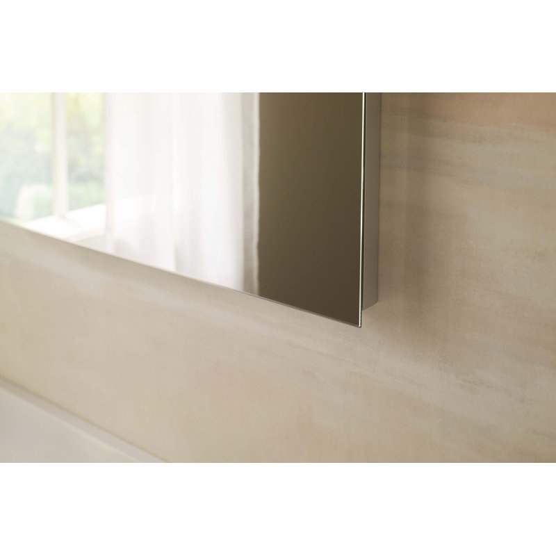 Embark Anodized Aluminum 16" x 20" Rectangular Medicine Cabinet