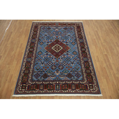 Traditional Vegetable-Dye Area Rug 6x8
