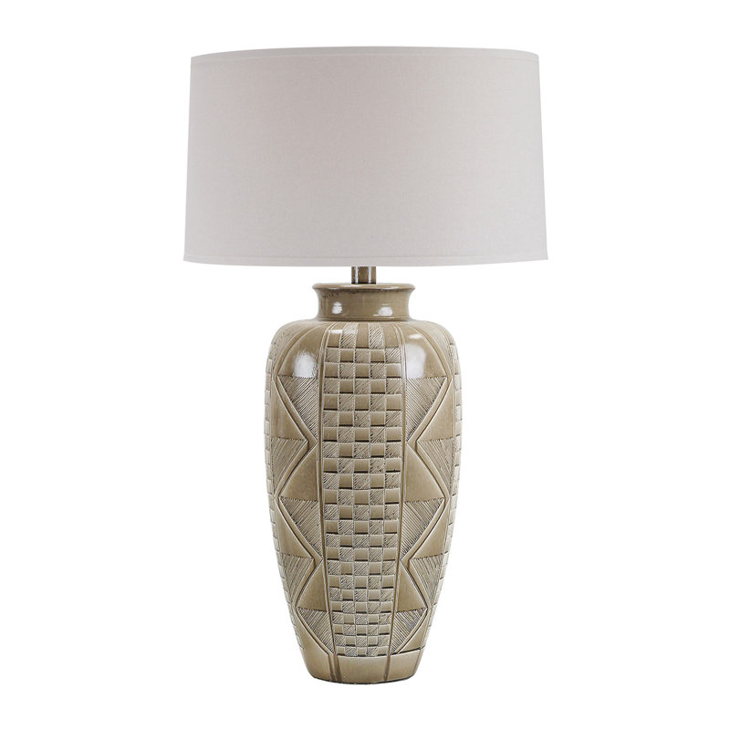 Shray Adjustable Table Lamp, Yes, Brown