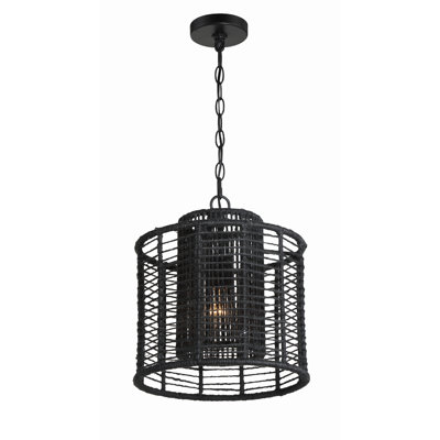 Luminaire suspendu tambour 1 lumière Karlie