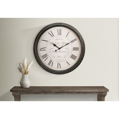 Round Clocks, Large Oversized, Wall Clock, Transitional