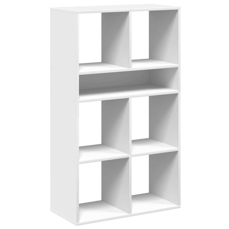 Shaliek Bookcase, 112cm H x 66cm W x 31cm D, White