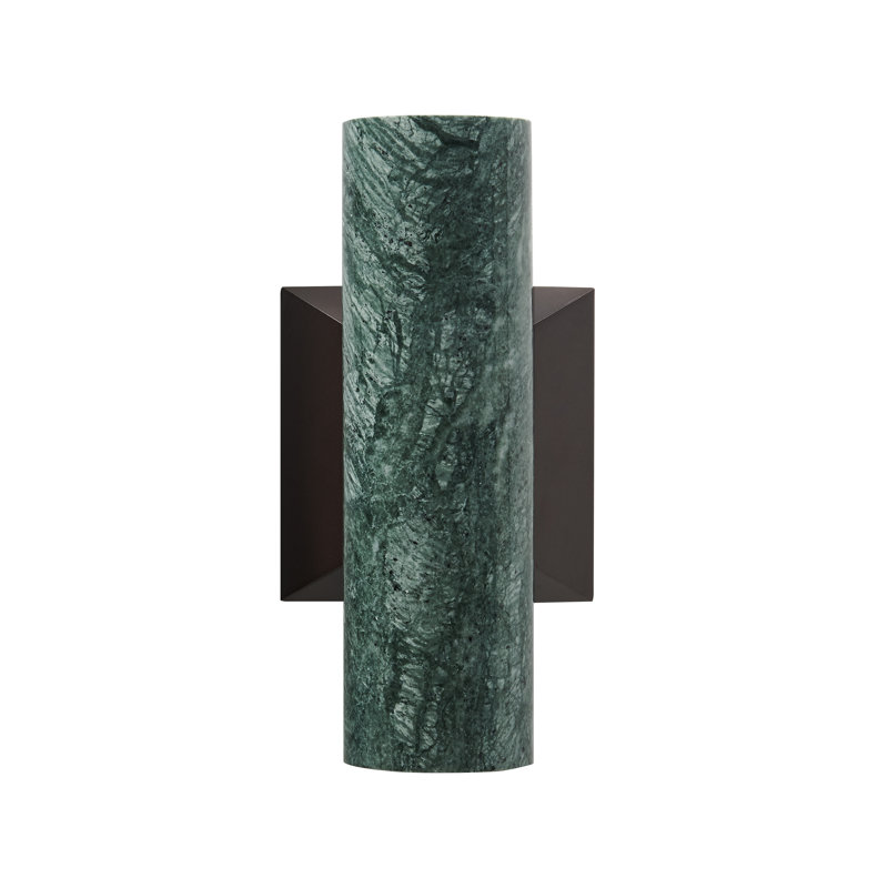 Applique murale monolithe - marbre vert, MONOLITH Wall Sconce — Green Marble
